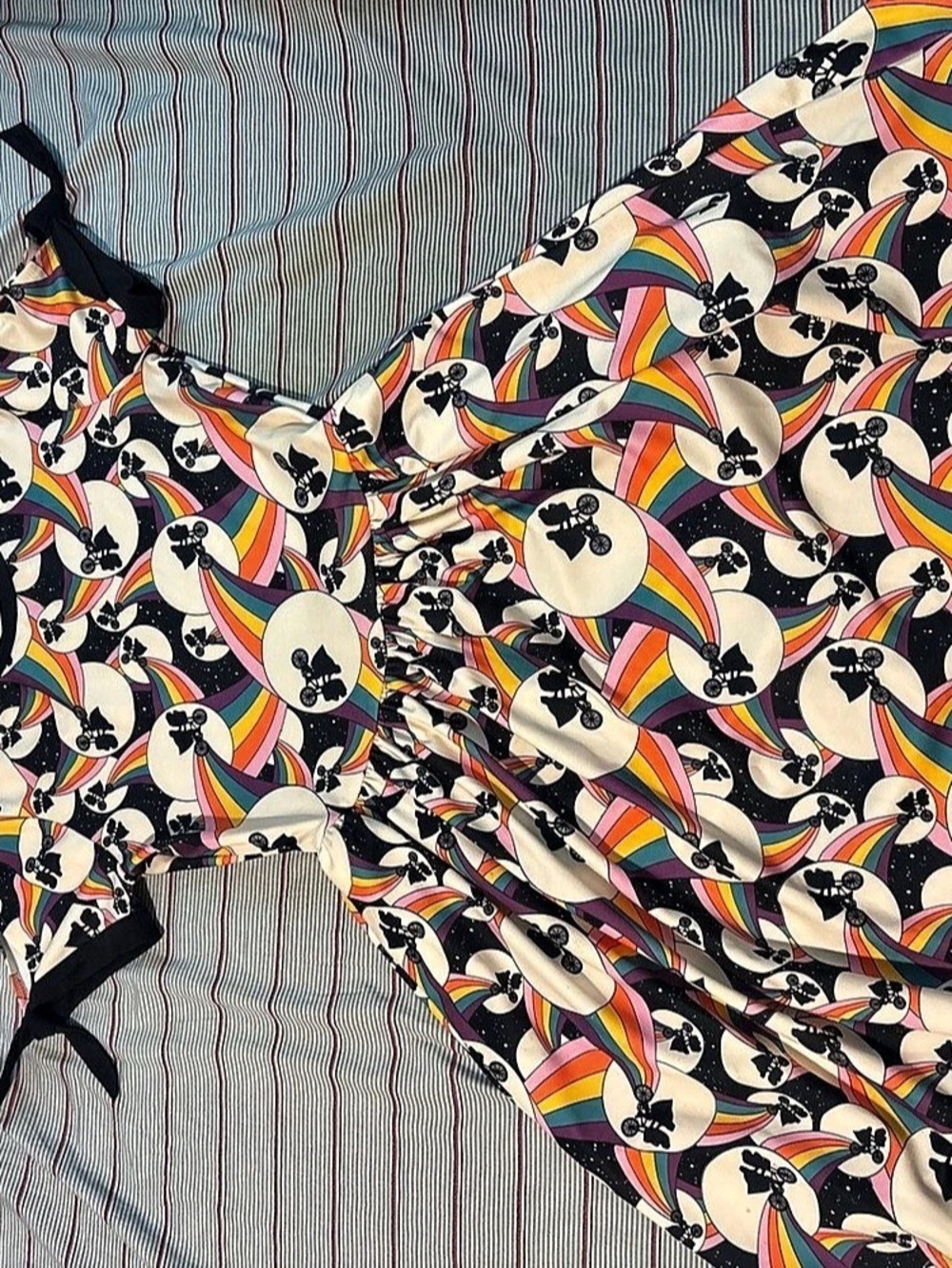 Unique Vintage E.T. x Unique Vintage Rainbow Bike Dress